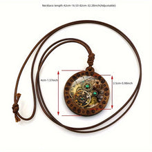Steampunk Wooden Boho Pendant Necklace by Infinite Steampunk / Buddify