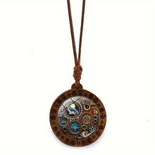 Steampunk Wooden Boho Pendant Necklace by Infinite Steampunk / Buddify