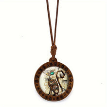 Steampunk Wooden Boho Pendant Necklace by Infinite Steampunk / Buddify
