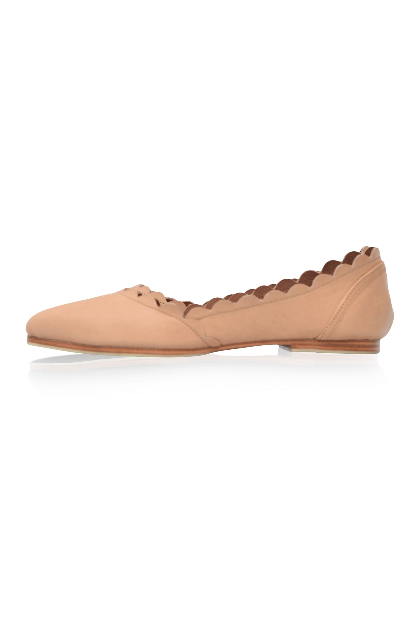 Valentina Leather Ballet Flats (Sz. 5-10.5) by ELF / Buddify