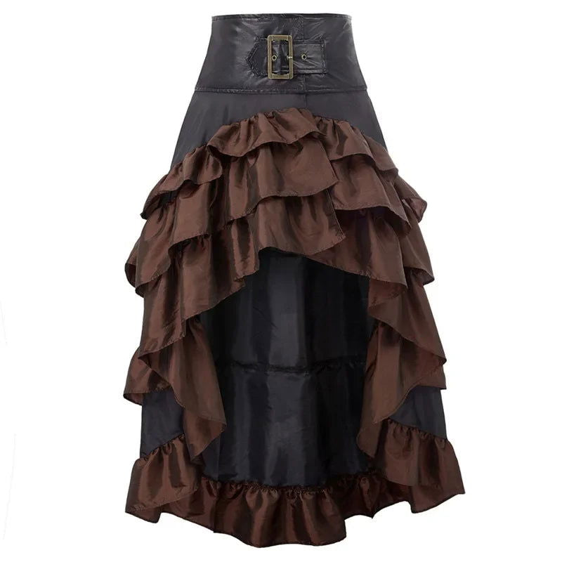 Vintage Victorian Steampunk Skirt – Timeless Elegance and Intricate Design. by Infinite Steampunk