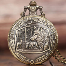 Wild Wolf Pocket Watch by Infinite Steampunk / Buddify