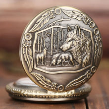 Wild Wolf Pocket Watch by Infinite Steampunk / Buddify