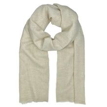 Champagne Handloom Cashmere Scarf by ZenDrop Shipping