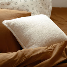 Simple With Grain Cashmere Lamb Cashmere Pillow by fashioncafee.com
