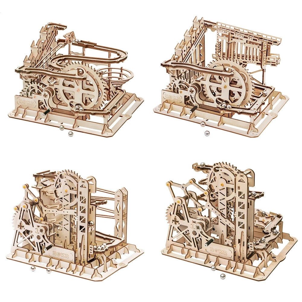 3D DIY Wooden Puzzle Roller Coaster Children's Toys by fashioncafee.com