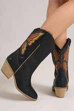 Beast Fashion Butterfly Cut Detail Point Toe Boots by Trendsi