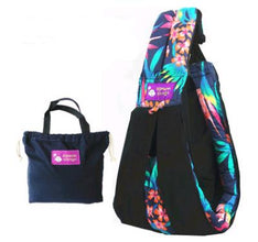 Cotton breathable sling baby carrier baby bag back pocket by Wiio