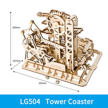 3D DIY Wooden Puzzle Roller Coaster Children's Toys by fashioncafee.com
