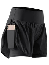 Pocketed High Waist Active Shorts by Trendsi