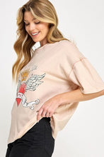 SAGE+FIG Love-Inpired Graphic Oversized T-Shirt by Trendsi