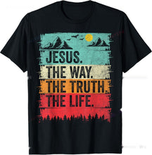 Christian T Shirt Women Men Kids The Way Truth by Dropship man