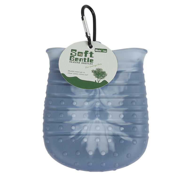 2 In 1 Dog Foot and Paw Brush Feet Cleaner and Brush Dog Paw Cleaner by fashioncafee.com