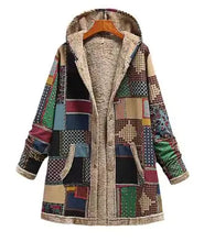 Winter Retro Hooded Cashmere Jacket for Women by ZenDrop Shipping
