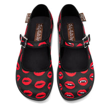 Chocolaticas® KISS ME Women's Mary Jane Flat by Retro Eclectic