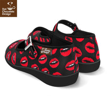 Chocolaticas® KISS ME Women's Mary Jane Flat by Retro Eclectic