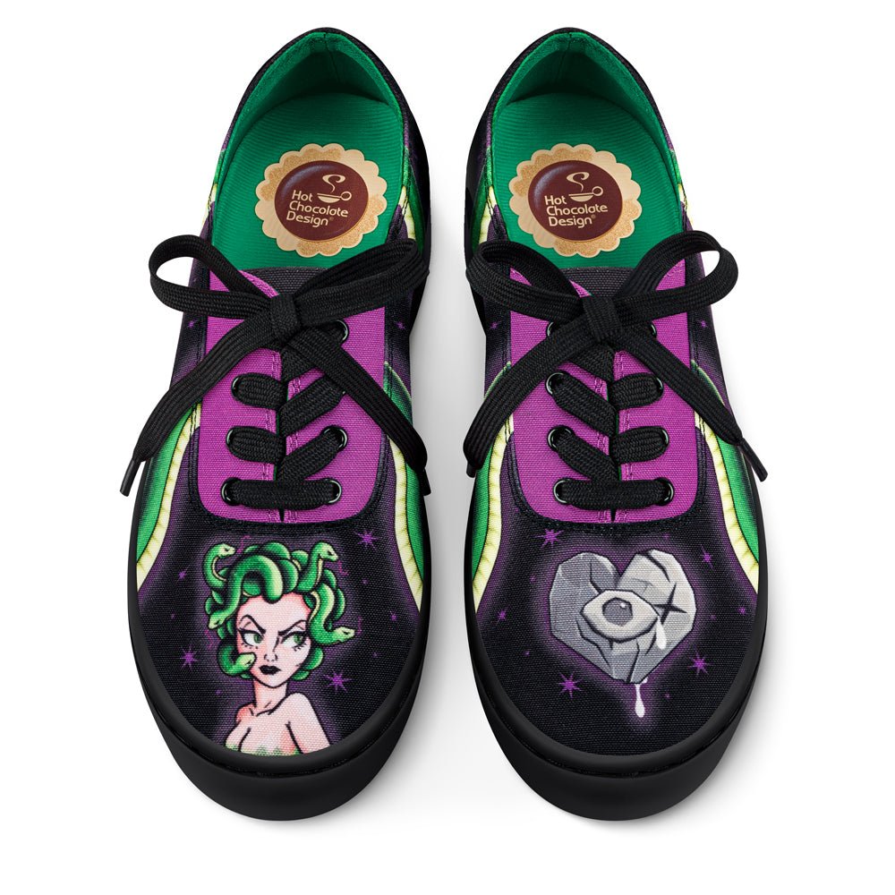 Chocolaticas® PETRIFIED LOVE Sneakers by Retro Eclectic