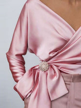 Surplice Long Sleeve Blouse by Trendsi