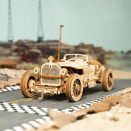 Car 3D Wooden Puzzle Game Assembly Racing Children's Toys by Robotime