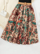 Children's Printed Short Sleeve Dress by Trendsi