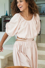 Eva Poplin Cotton Cutout Midi Dress (Sale) by ELF / Buddify