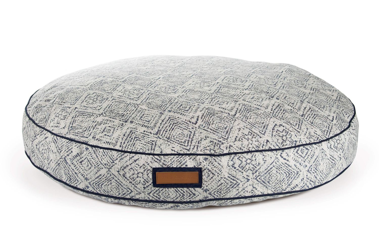 Round Pet Bed in Sapphire Spaniel by The Groovalution / Buddify