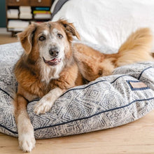 Round Pet Bed in Sapphire Spaniel by The Groovalution / Buddify