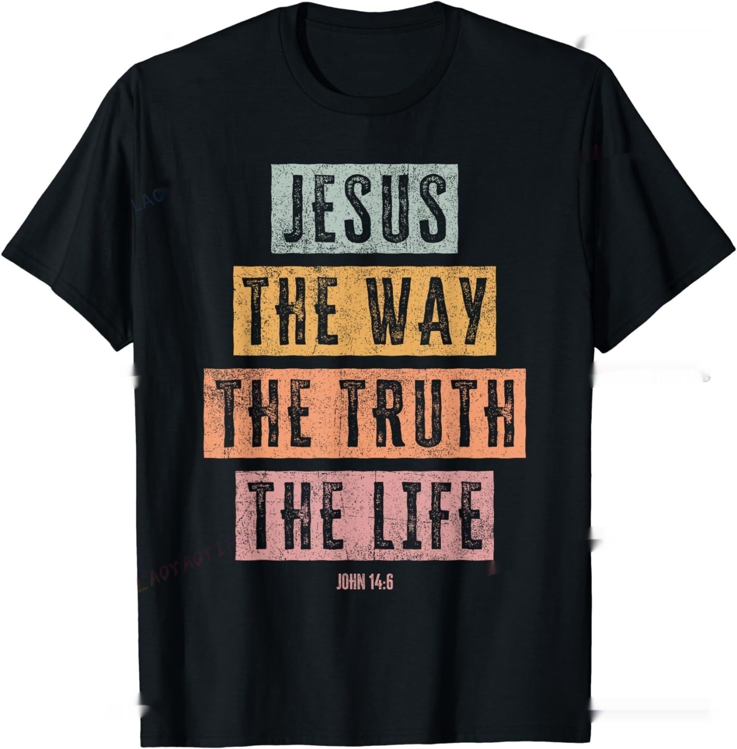 Christian T Shirt Women Men Kids The Way Truth by Dropship man