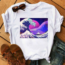 Printed round neck short sleeves by Wiio