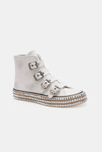 Beast Fashion Multi-Buckle Straps Studded Platform Sneakers by Trendsi