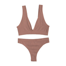 Solid Color Shockproof Beauty Back Push-up Underwear Set by Dropship man