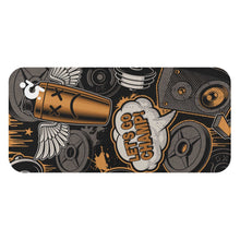 Gym Towel for Gym With Orange Pattern by Mr.Shit / Buddify