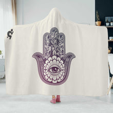 Hooded Blanket - Hamsa by Mr.Shit / Buddify