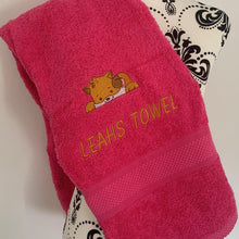Cat Towels - Kitten / Cat Towel - Personalised by Cool Beans Embroidery & Personalisation