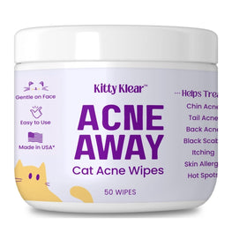 Acne Away Chin Acne Wipes for Cats by Tiger Pet Supply / Buddify