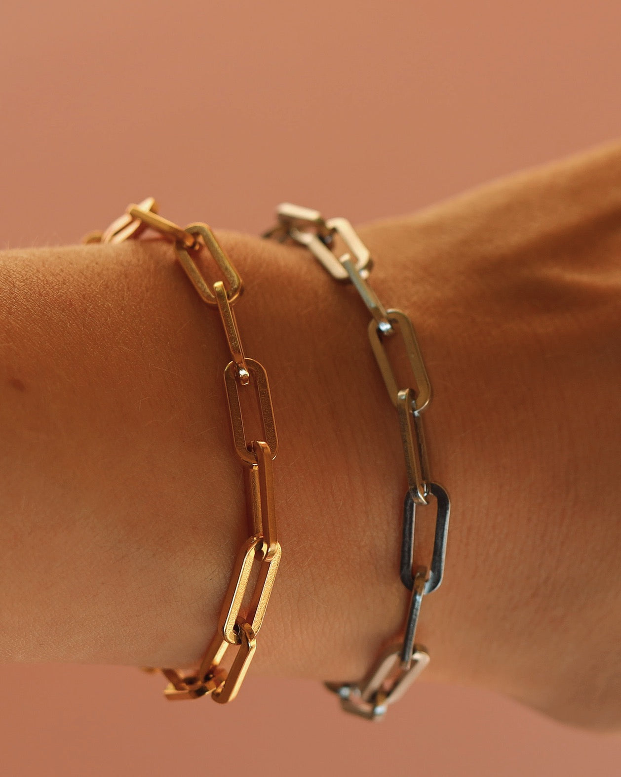 Beata - Box Chain Link Bracelet