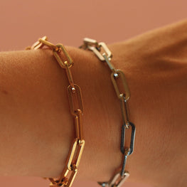 Beata - Box Chain Link Bracelet