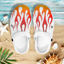 Mens Clogs - Flames by Mr.Shit