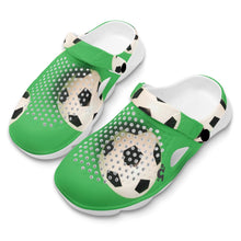 Mens Clogs - Soccer Balls