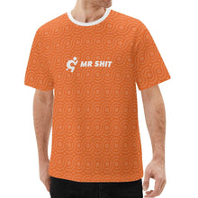 Mr Shit - Orange Pattern 2 T-Shirt by Mr.Shit / Buddify