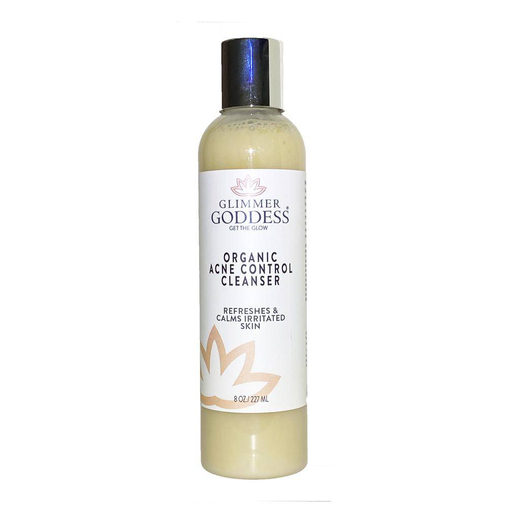 Organic Acne Cleanser with Hemp Seed Oil by Glimmer Goddess® Organic Skin Care