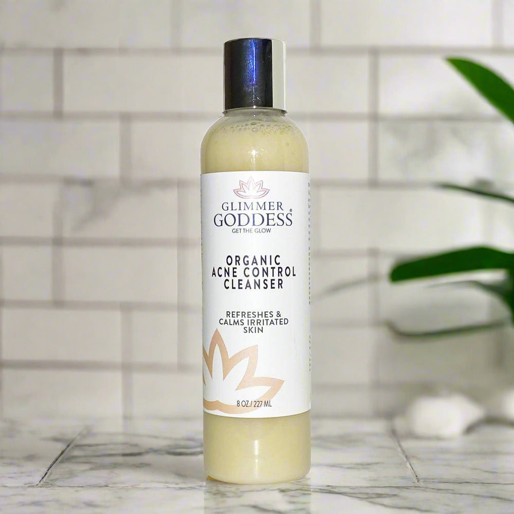 Organic Acne Cleanser with Hemp Seed Oil by Glimmer Goddess® Organic Skin Care