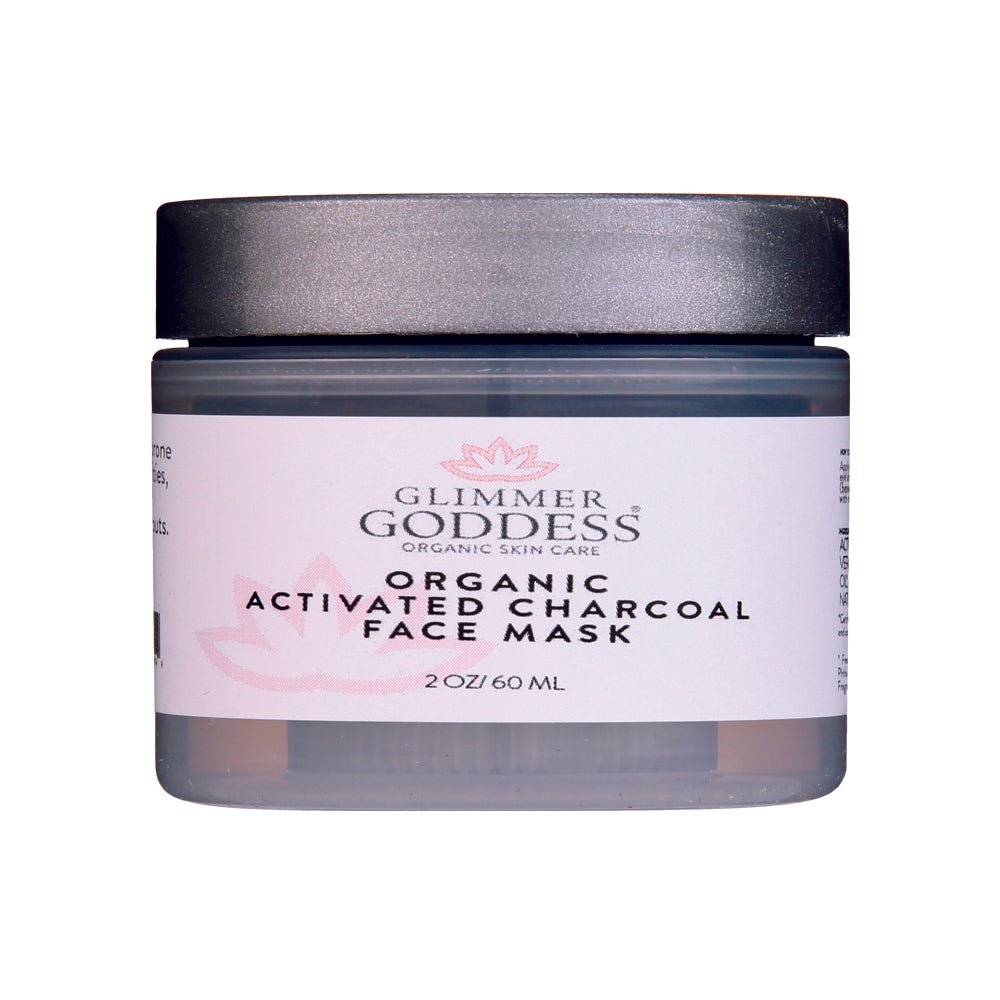 Organic Acne Face Mask - Activated Charcoal - Superior Detox & Purification by Glimmer Goddess® Organic Skin Care
