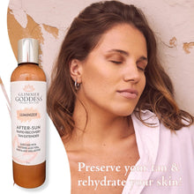 Organic After Sun Lotion & Tan Extender + Aluminizing Shimmer by Glimmer Goddess® Organic Skin Care