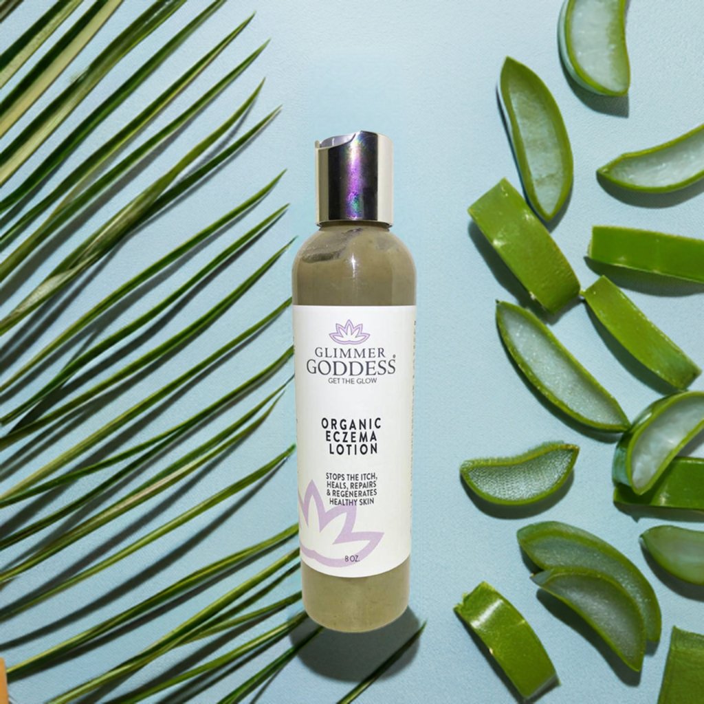 Organic Eczema Lotion - Stop the Itch, Heal The Skin by Glimmer Goddess® Organic Skin Care / Buddify