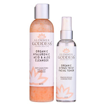 Organic Face Cleansing Kit for Smooth, Vibrant Skin by Glimmer Goddess® Organic Skin Care / Buddify