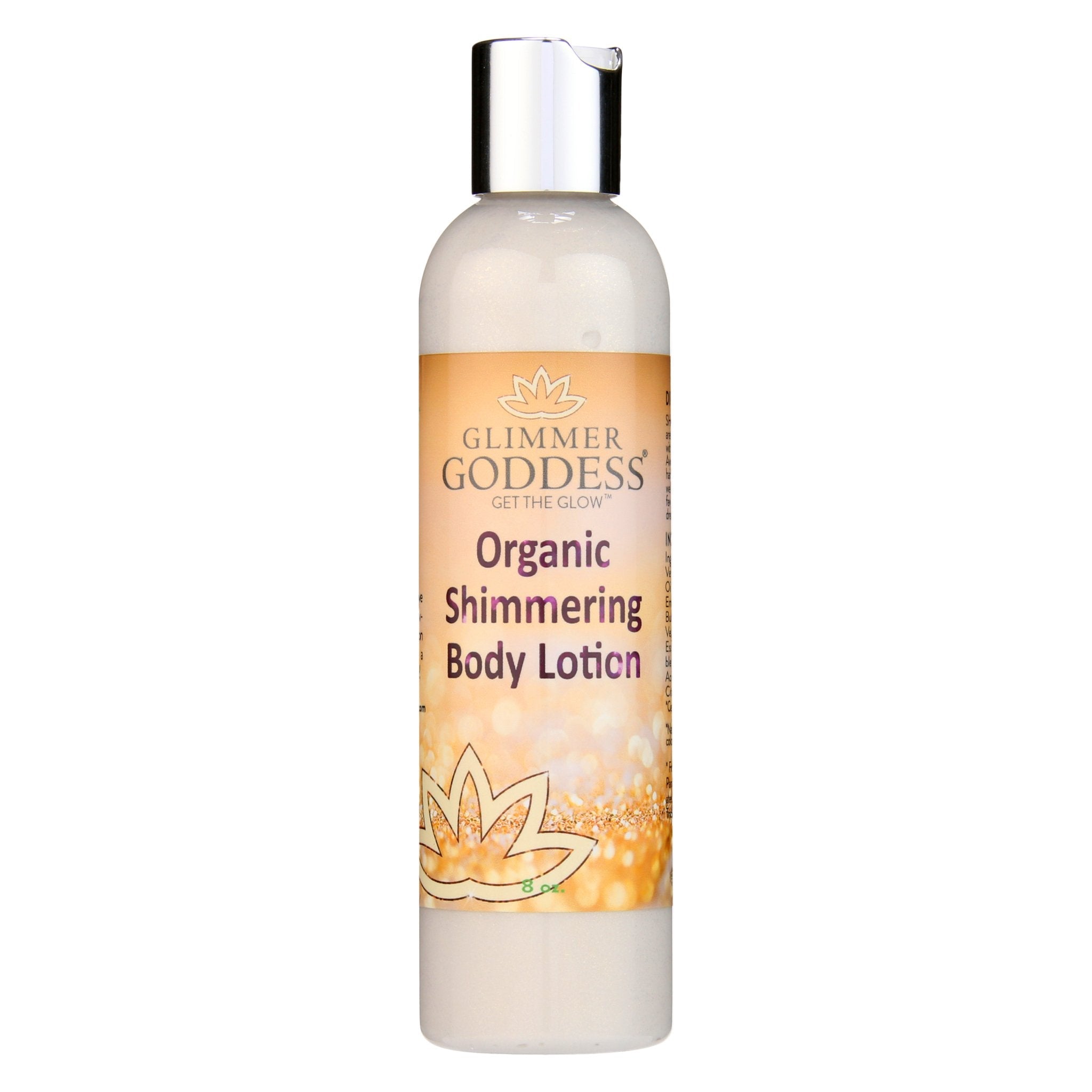 Organic Gold Shimmer Body Lotion by Glimmer Goddess® Organic Skin Care