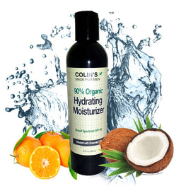Organic Men's Face Cream SPF 40 - Reef-Safe Protection by Glimmer Goddess® Organic Skin Care