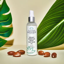 Organic Moroccan Argan Oil Hair Shine Spray by Glimmer Goddess® Organic Skin Care