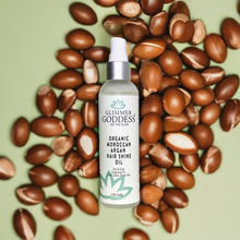 Organic Moroccan Argan Oil Hair Shine Spray by Glimmer Goddess® Organic Skin Care